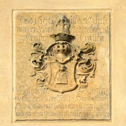 Inschrift über dem Südportal