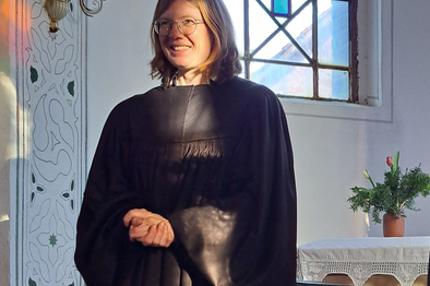 Pfarrerin Johanna Köster im Begrüßungsgottesdienst