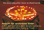 Plakat Andacht