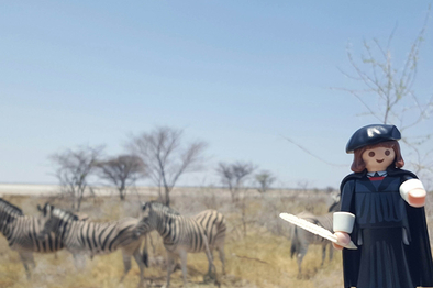 Luther grüßt aus Namibia