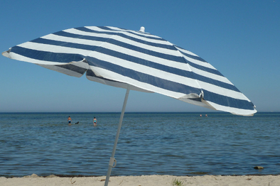 Sonnenschirm am Strand