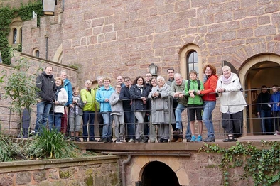 Der Bläserchor auf der Wartburg