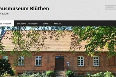 Website des Pfarrhausmuseums Blüthen
