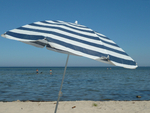 Sonnenschirm am Strand