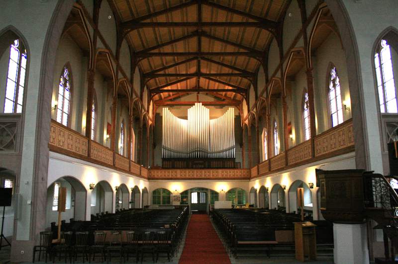 Kirche in Wittenberge Innenansicht